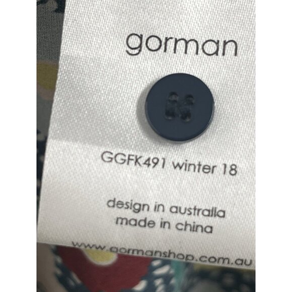 Gorman Daisy Silk Floral Long Sleeve Dress Sz 10 Colorful Whimsical Boho - Picture 5 of 7